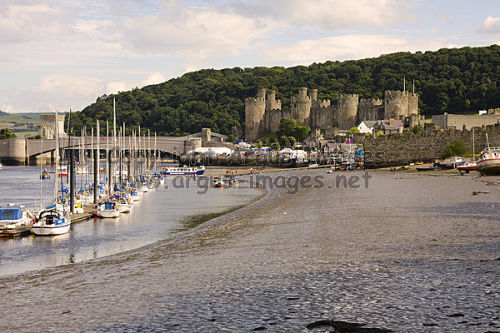 Conwy Castle and Harbour